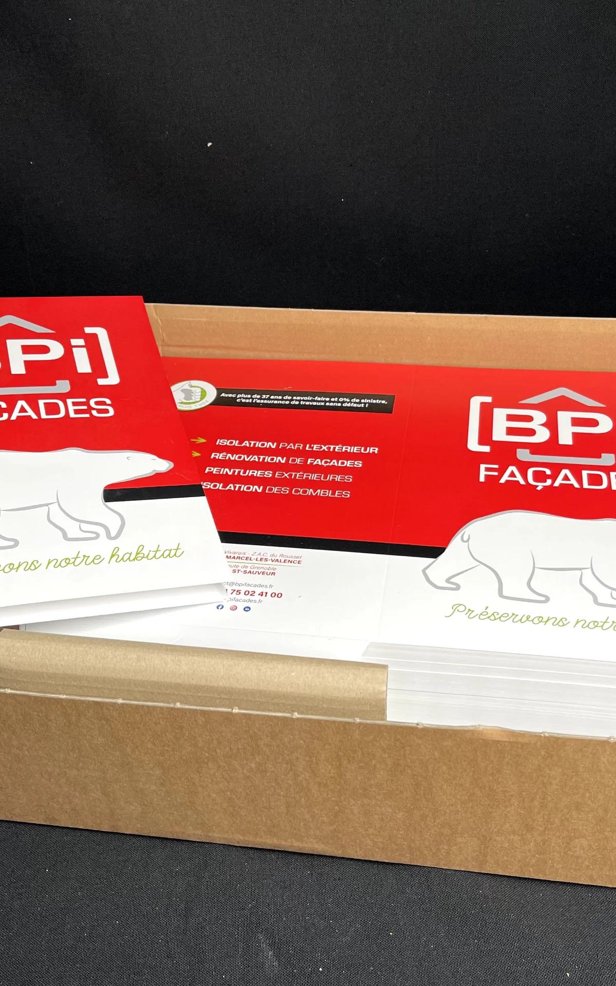 Pochettes personnalisées BPI Façades