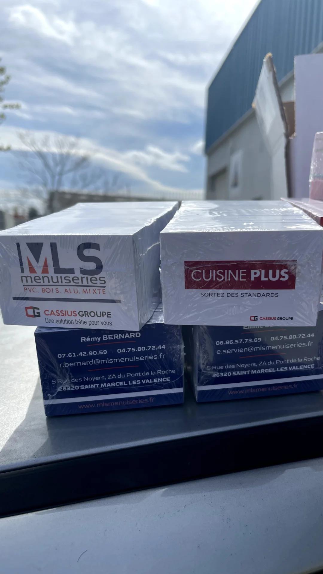 Cartes de visite MLS CUISINE PLUS