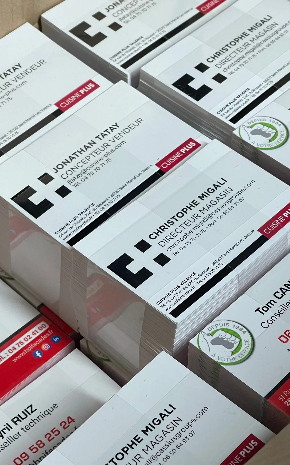 Cartes de visite personnalisées imprimées par SecretPub